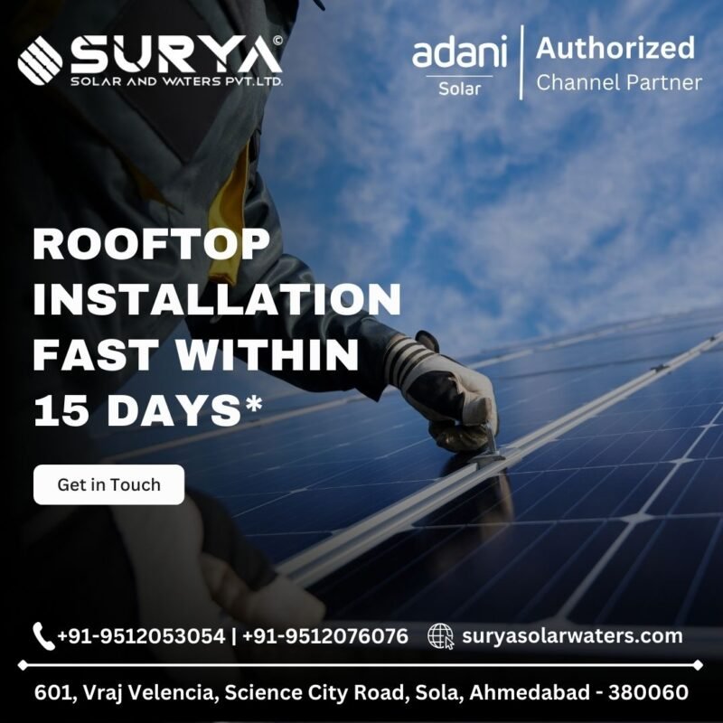 Rooftop Installation Fast Within 15 Days